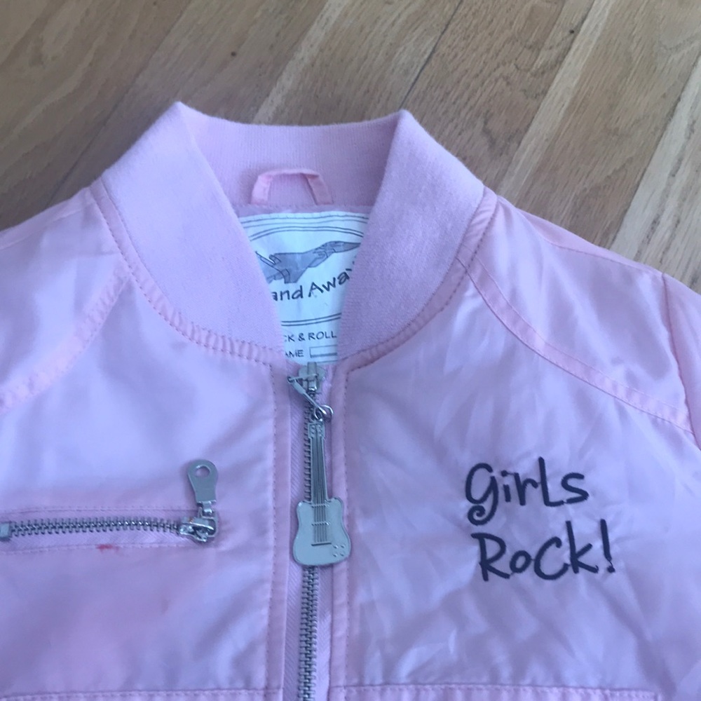“Girls Rock” pink jacket by Up and Away.